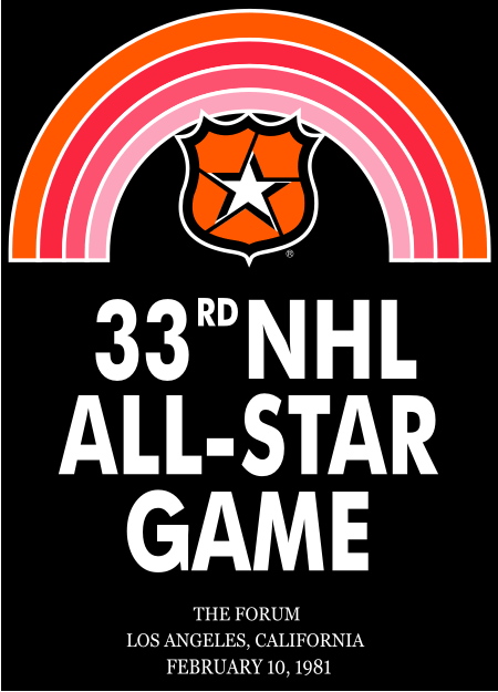 NHL All-Star Game 1980-1981 Logo vinyl decal